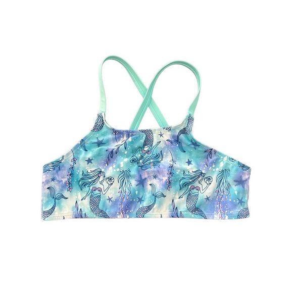 Wonder Nation little Mermaid Girls  swimsuit top size L - Picture 1 of 5